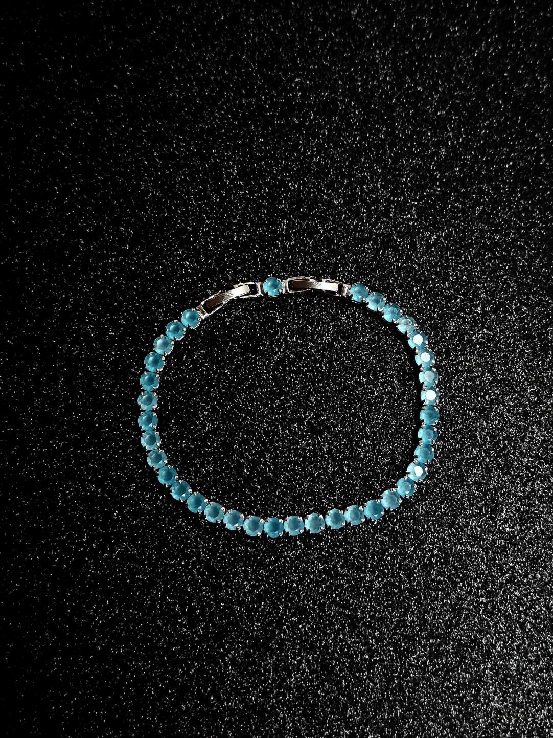 Abuling| Vintage [Blue Lake] Bracelet · Gold-Plated Base [Blue Lake]