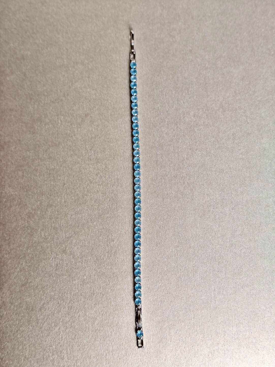 Abuling| Vintage [Blue Lake] Bracelet · Gold-Plated Base [Blue Lake]