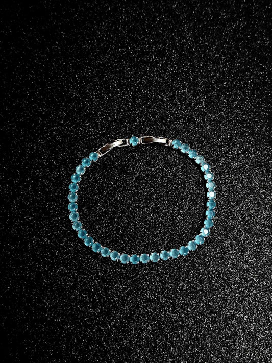 Abuling| Vintage [Blue Lake] Bracelet · Gold-Plated Base [Blue Lake]